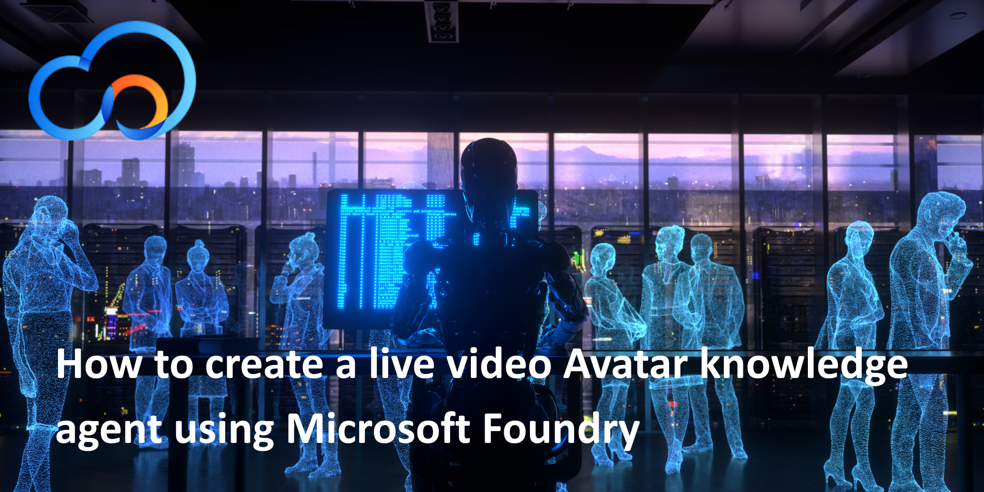 How to create a live video Avatar knowledge agent using Microsoft Foundry